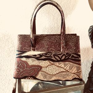Vintage Girlfriend Silversilk Tapestry Convertible Bag-Boho Top Handle Crossbody